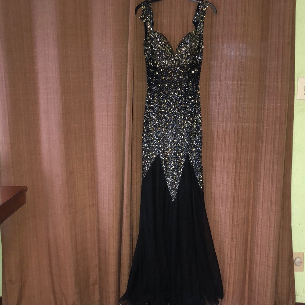 Mermaid Rhinestone Dress